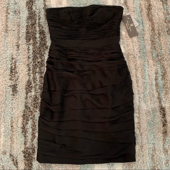 NWT Monique Lhuillier ‘Cationic’ Ruched Dress - Picture 4 of 11